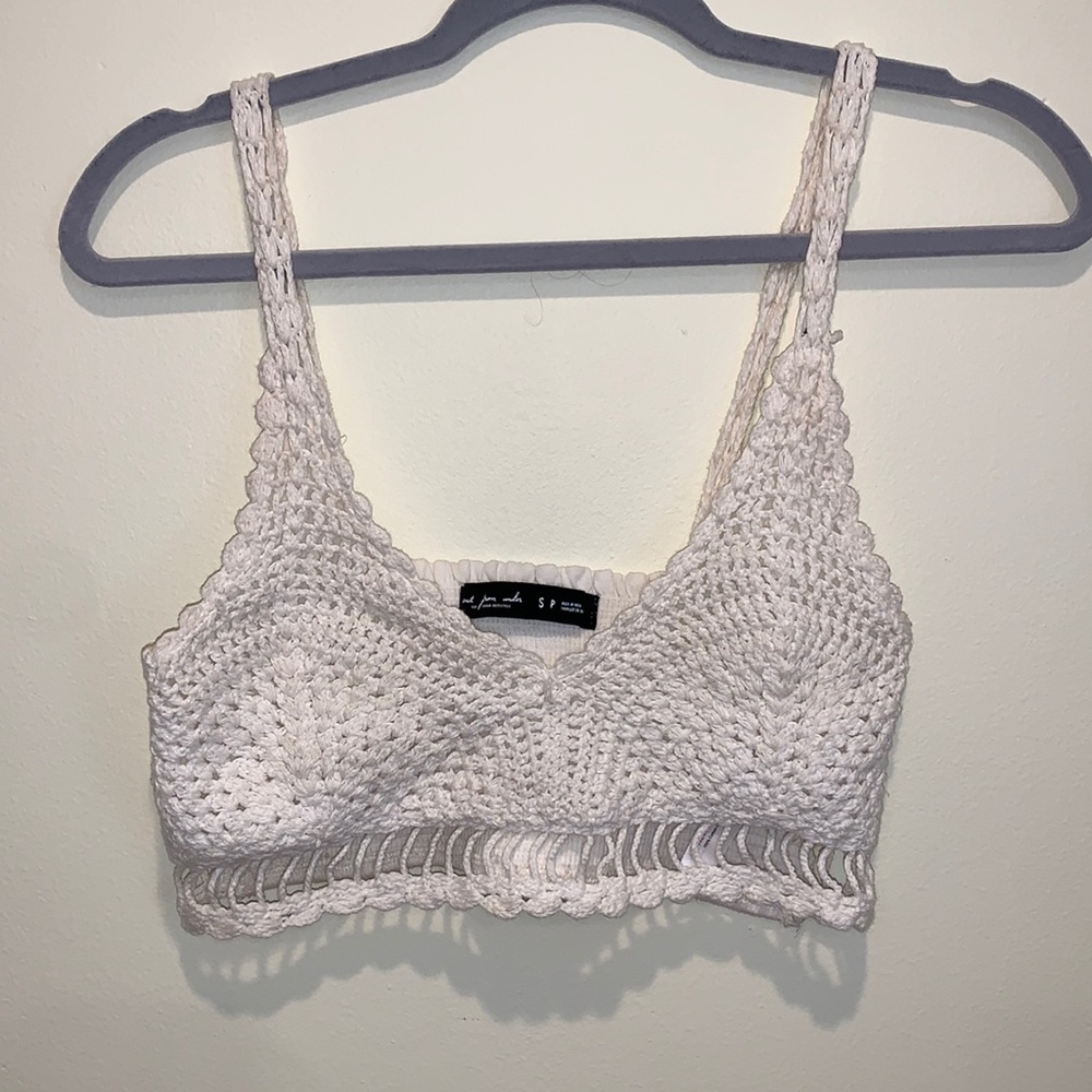 Urban Outfitters Cream Knit Brami